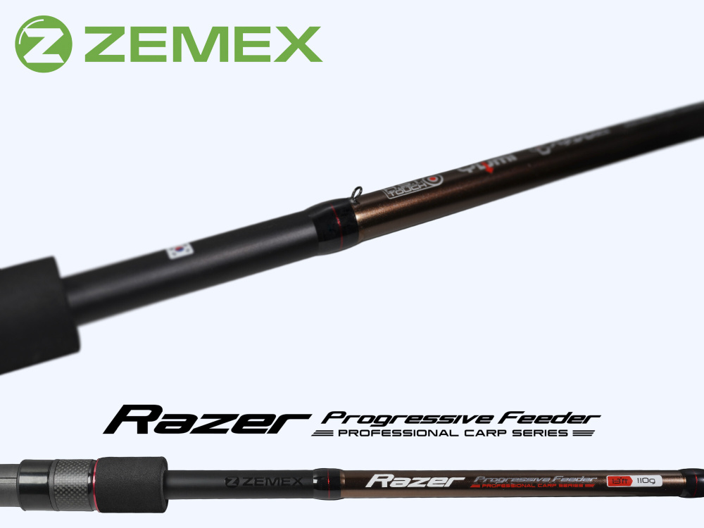Удилище фидерное ZEMEX RAZER Progressive Feeder 12 ft - 80 g #1