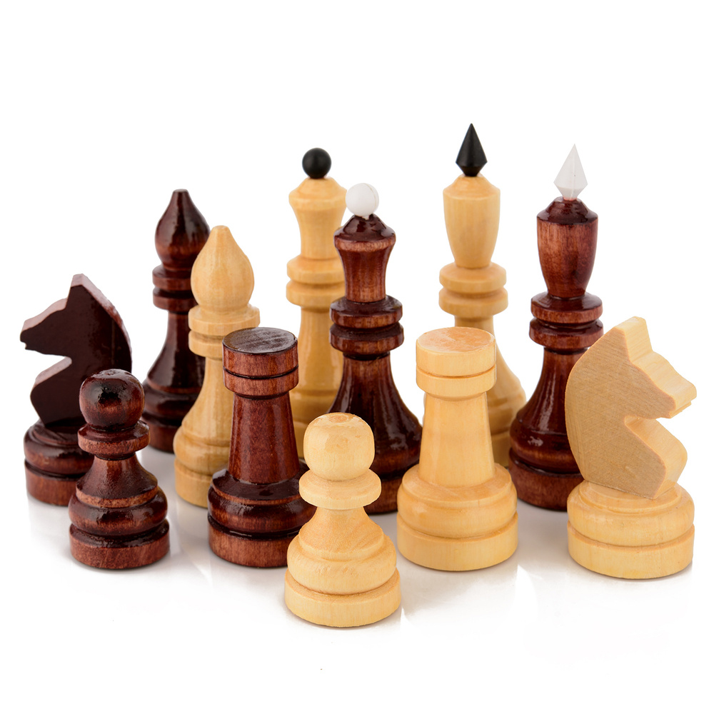 Фигурки шахматные лакированные #1