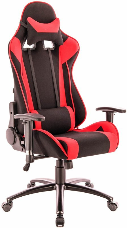 Компьютерное геймерское кресло Everprof Lotus S4 Ткань Красный  #1