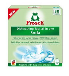 Frosch Таблетки для посудомоечных Сода All In One, 30шт #1