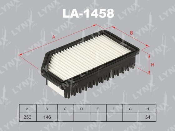 LYNXauto Фильтр воздушный арт. LA1458 #1