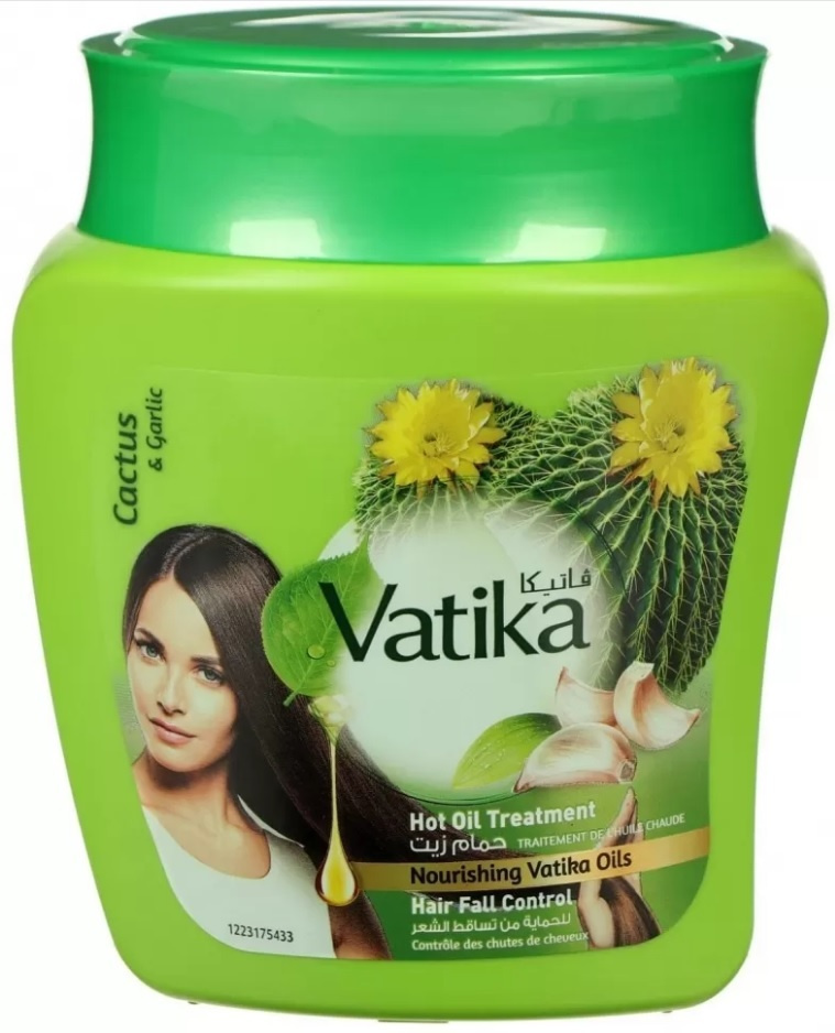 Dabur Vatika CACTUS AND GARLIC Hair Fall Control Mask/Ватика КАКТУС И ЧЕСНОК /Маска КОНТРОЛЬ ВЫПАДЕНИЯ #1