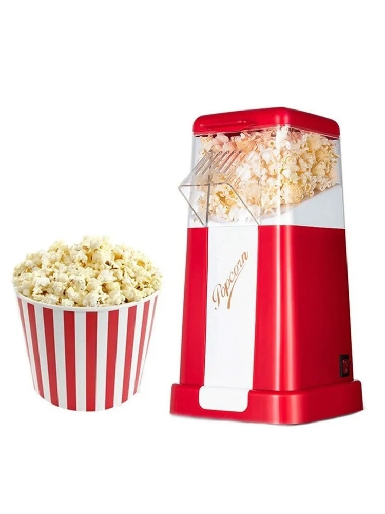 Аппарат для попкорна Ретро / Аппарат для приготовления попкорна / Popcorn Maker / Попкорн / Попкорница #1