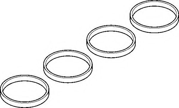 Elring Прокладка впускного коллектора, арт. 007.051, 1 шт. #1