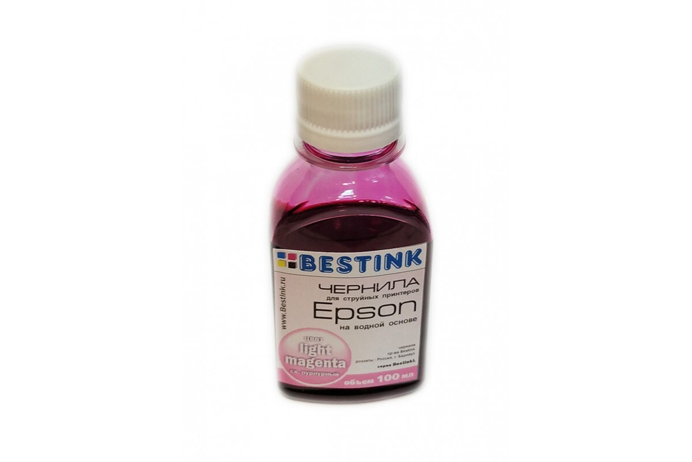 Чернила InkTec Epson Light-Magenta E0010-100MLM 100 мл фасовка Bestink #1