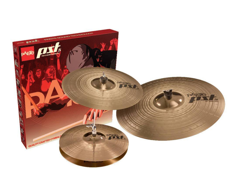 Комплект тарелок Paiste Rock Set PST5 (14"/16"/20") #1