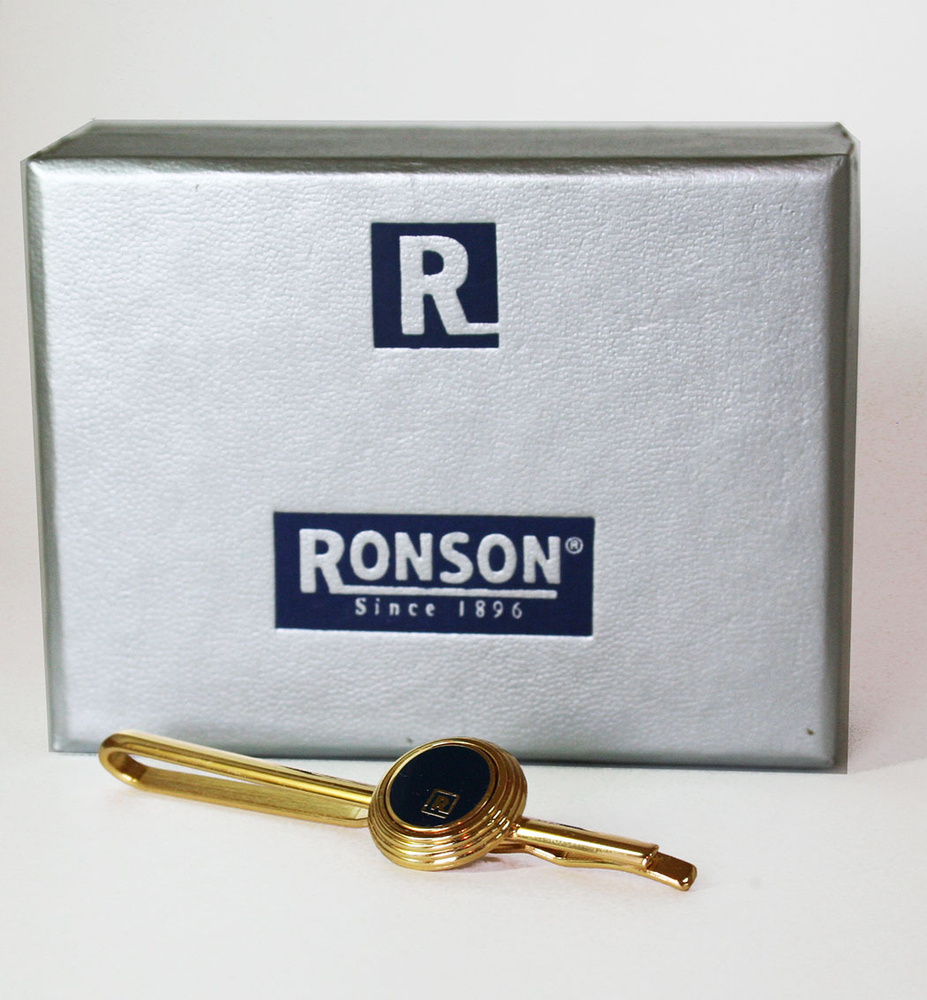 Зажим для галстука Ronson в оригинальной коробке #1