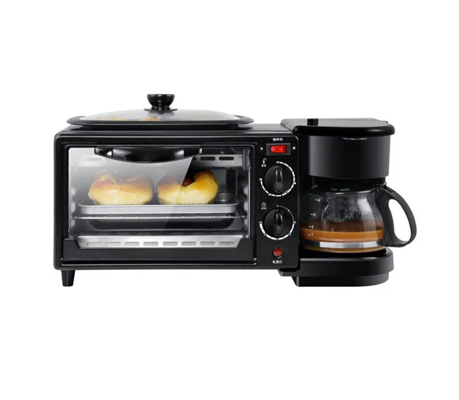 Мини-печь 2022552352, черный, 9 л купить по низкой цене с доставкой в ...