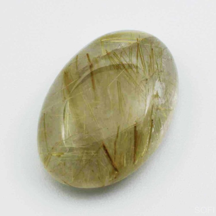 Натуральный камень Волосатик (рутиловый кварц) самоцвет оберег , амулет,талисман 2,5 см  #1