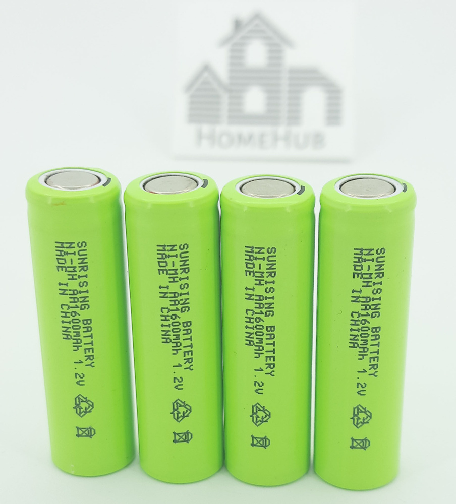 Аккумулятор Sunrising Ni-Mh, AA, 1.2V, 1600mAh, 4шт #1