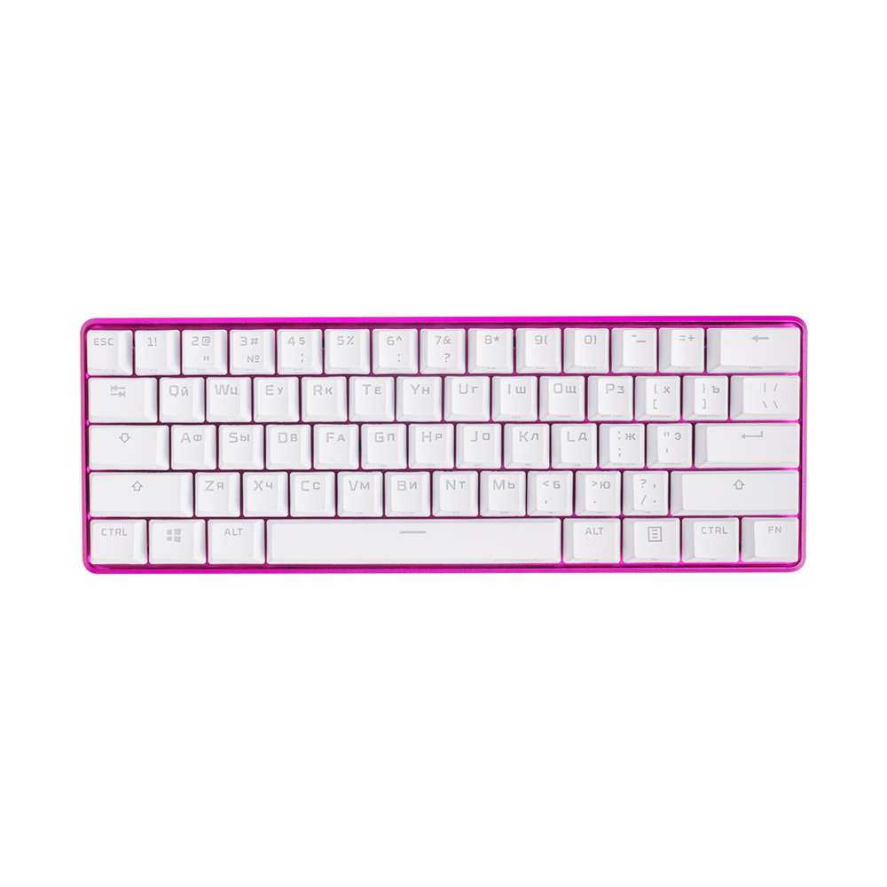 HyperX Клавиатура HyperX Alloy Origins 60 Pink 572Y6AA#ACB, Русская раскладка  #1