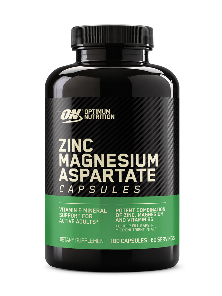 Витаминно-минеральный комплекс Optimum Nutrition ZMA - Zinc Magnesium Aspartate Capsules 180 капс  #1