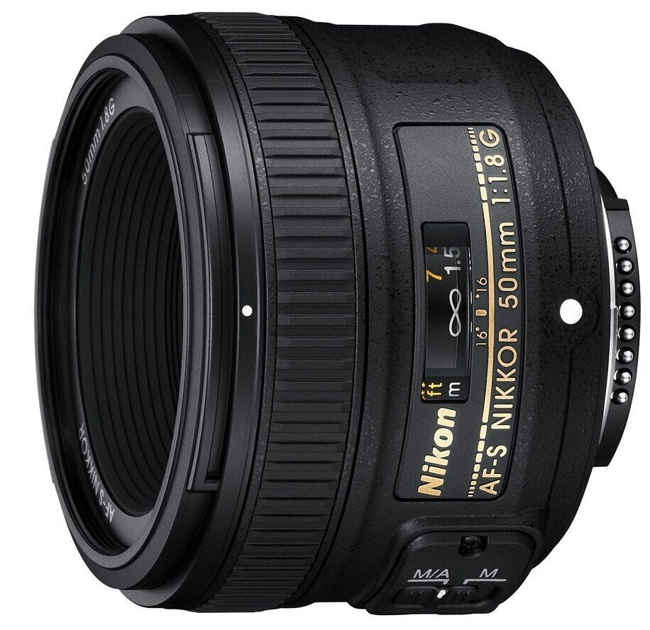 Объектив Nikon 50mm f/1.8G AF-S Nikkor, черный #1