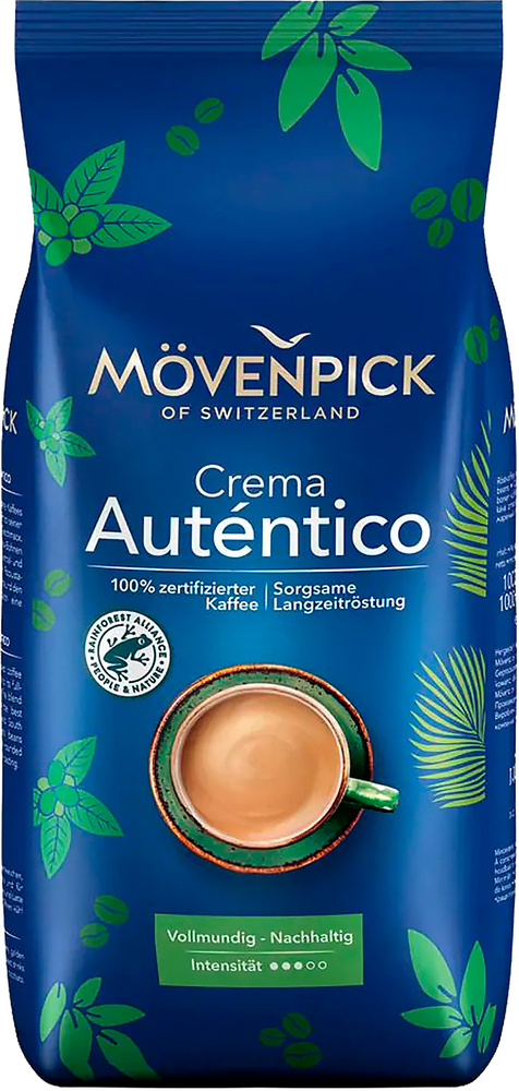 Кофе AUTENTICO Crema в зернах 1000 гр MOVENPICK (J.J. Darboven) #1