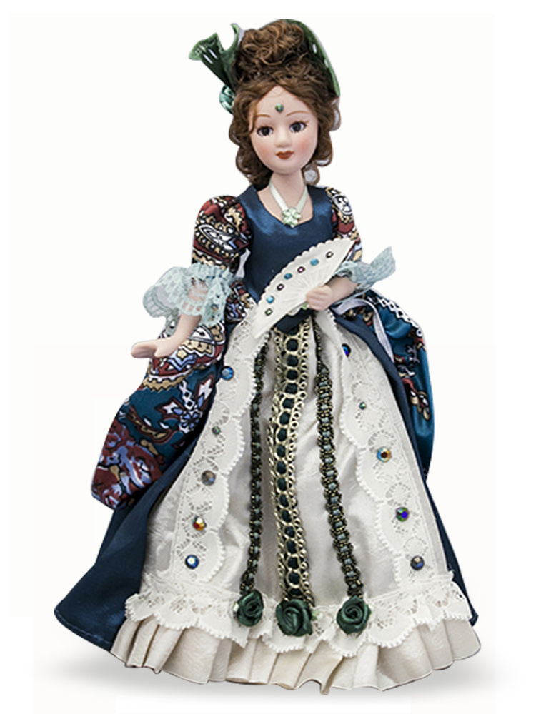 Кукла керамическая фарфоровая декоративная коллекционная интерьерная, высота 20 см  #1