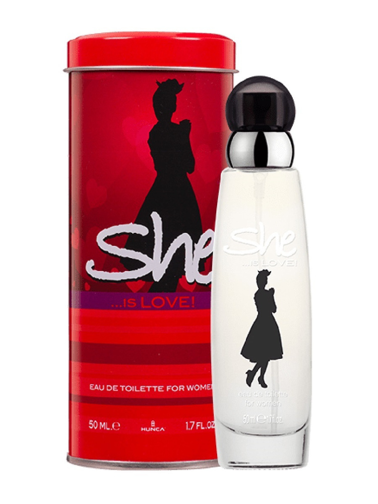 HUNCA CALDION, Туалетная женская вода She Is Love women , 50 ml #1