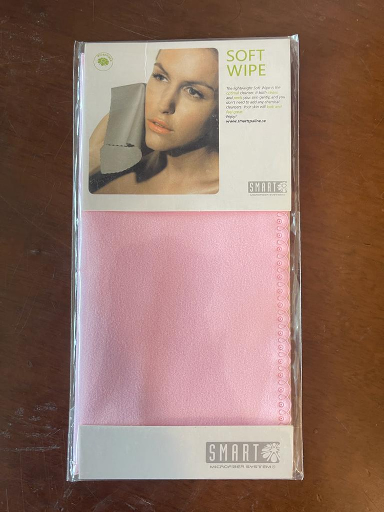 SMART Набор полотенец для лица, рук или ног, Замша, 36x125 см, розовый  #1