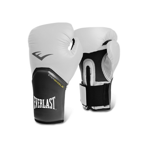 Боксерские перчатки тренировочные Everlast Pro Style Elite - Белый (12 oz)  #1