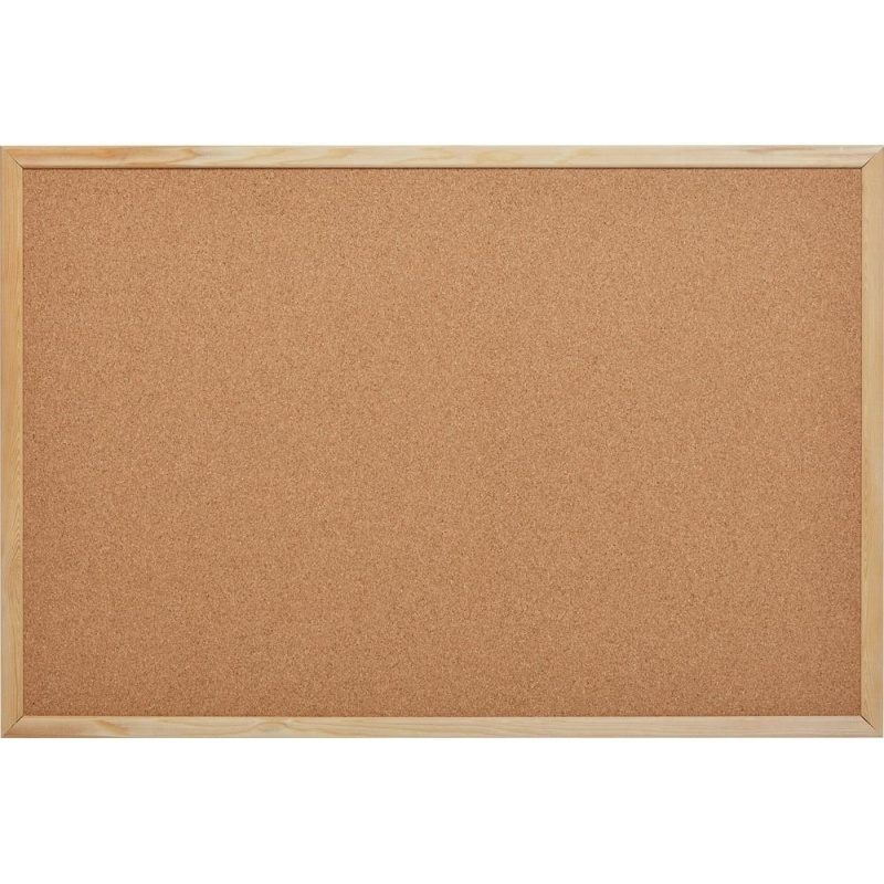 Доска пробковая Attache 60х90 см, деревянная рама - купить с доставкой ...