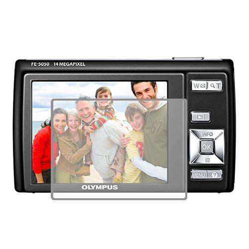 Olympus FE-5050 защитный экран для фотоаппарата Гидрогель Прозрачный (Силикон)  #1