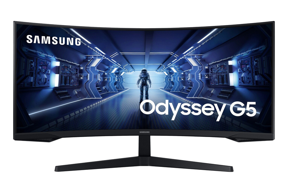 Samsung 34" Монитор Odyssey G5 C34G55TW (LC34G55TWWIXCI), черный #1