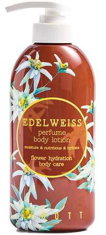 Jigott Лосьон для тела парфюмированный с экстрактом эдельвейса Edelweiss Perfume Body Lotion, 500 мл #1