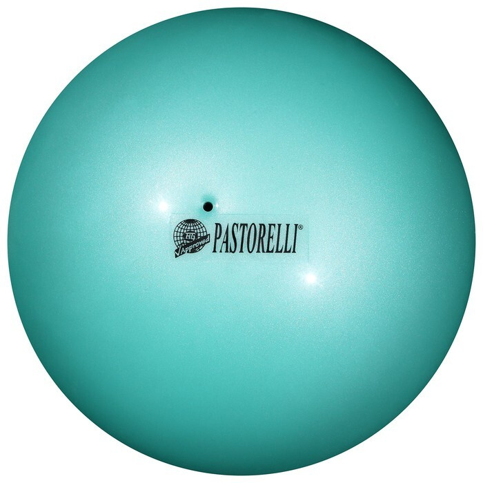 Pastorelli, Мяч гимнастический Pastorelli New Generation, 18 см, FIG, цвет малайзийское море  #1