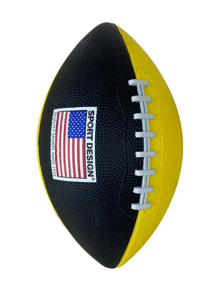 Мяч Ronin для американского футбола, мяч для регби, черно-желтый , размер 7  #1