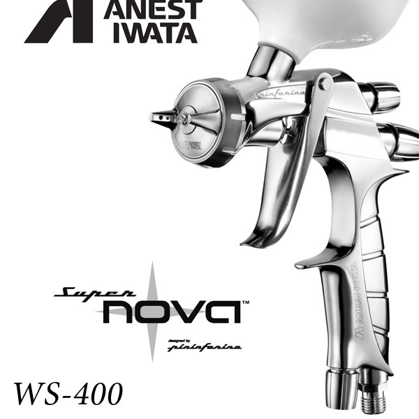 краскораспылитель для базы WS-400 RP d1.3мм верхний бачок SUPERNOVA ANEST IWATA  #1