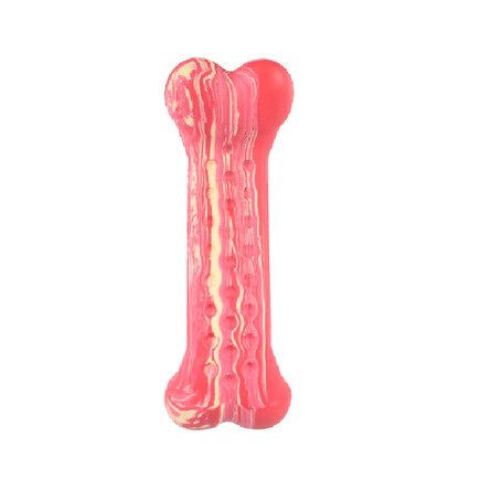 Flamingo Игрушка для собак Кость из резины с ароматом говядины, 10.5см  #1