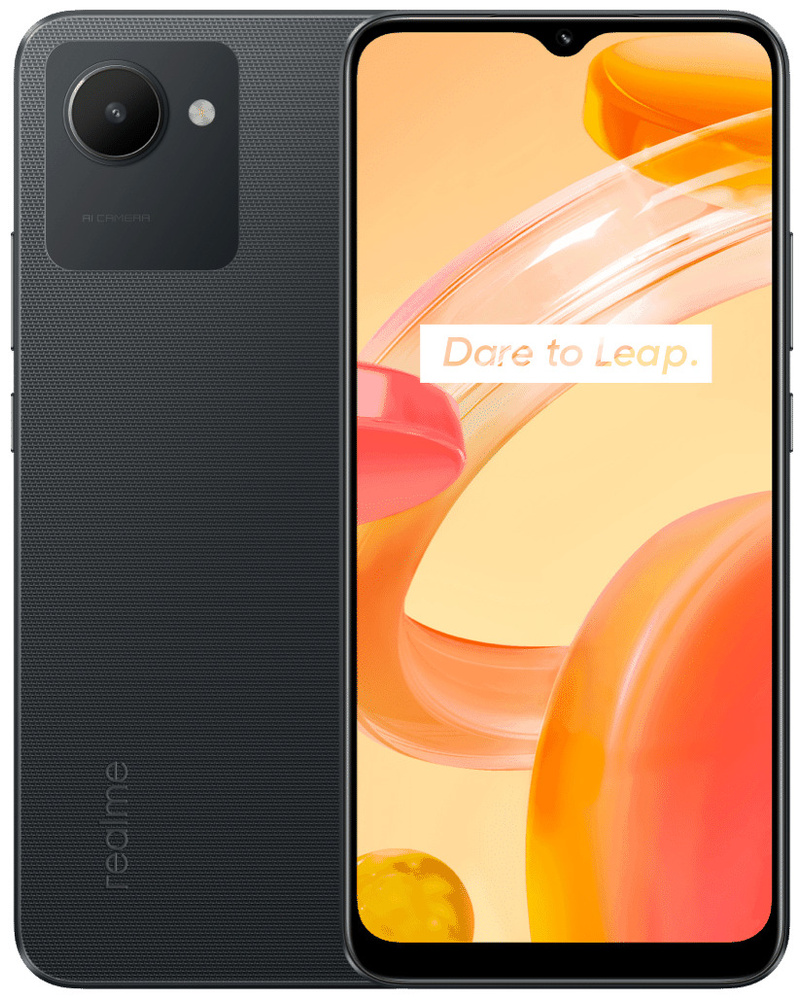 realme Смартфон C30 2/32 ГБ 2/32 ГБ, черный #1