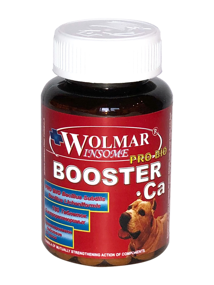 Мультикомплекс для щенков и собак крупных пород Wolmar Winsome Pro Bio BOOSTER Ca, Волмар, 180 шт  #1