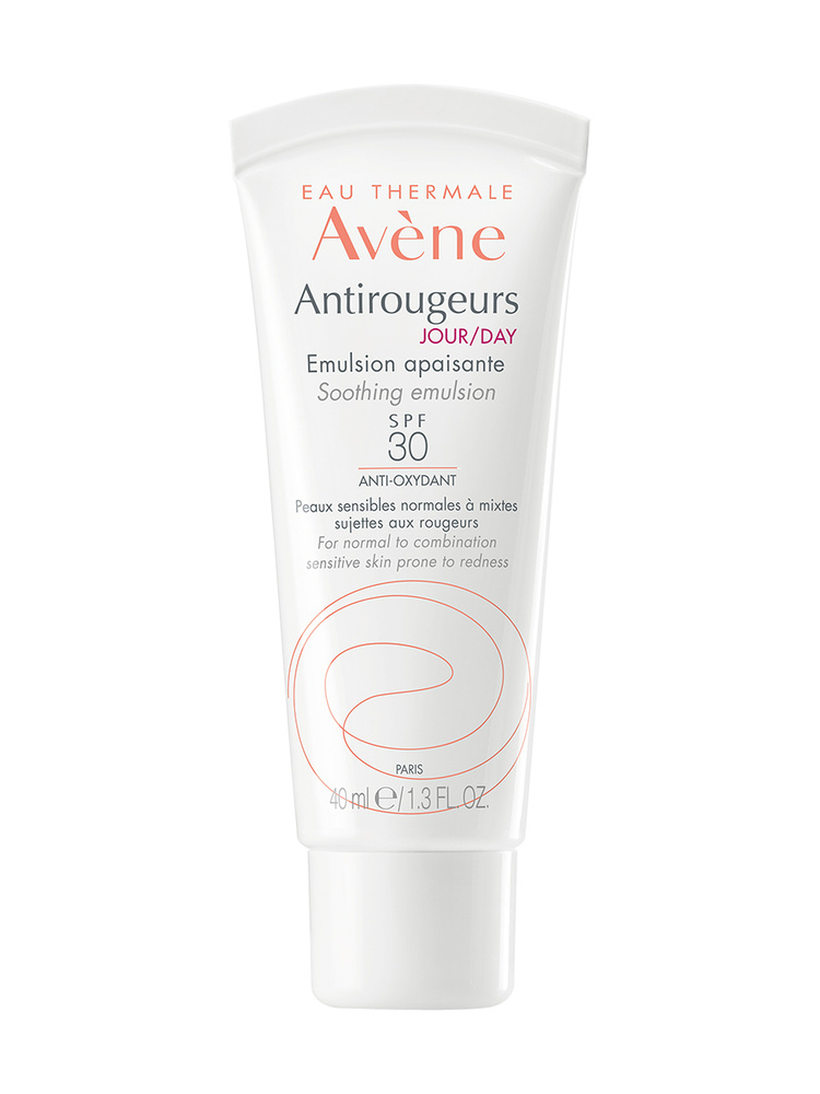 AVENE ANTIROUGEURS JOUR Дневная увлажняющая эмульсия SPF 30, 40 мл (Антиружор эмульсия)  #1