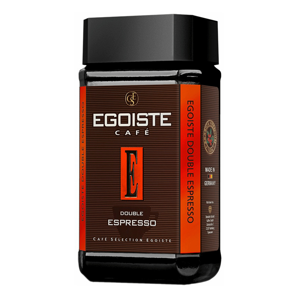 Кофе растворимый Egoiste Double Espresso сублимированный 100 г #1