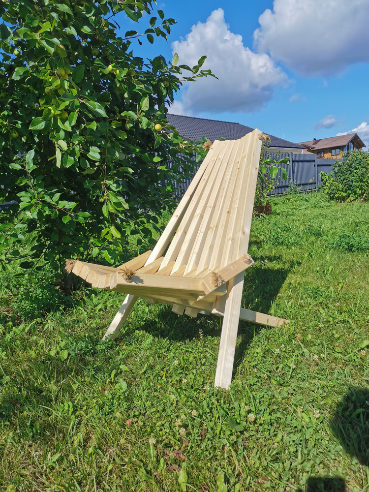 Садовое кресло, Дерево, 55х80х90 см, 1 шт #1