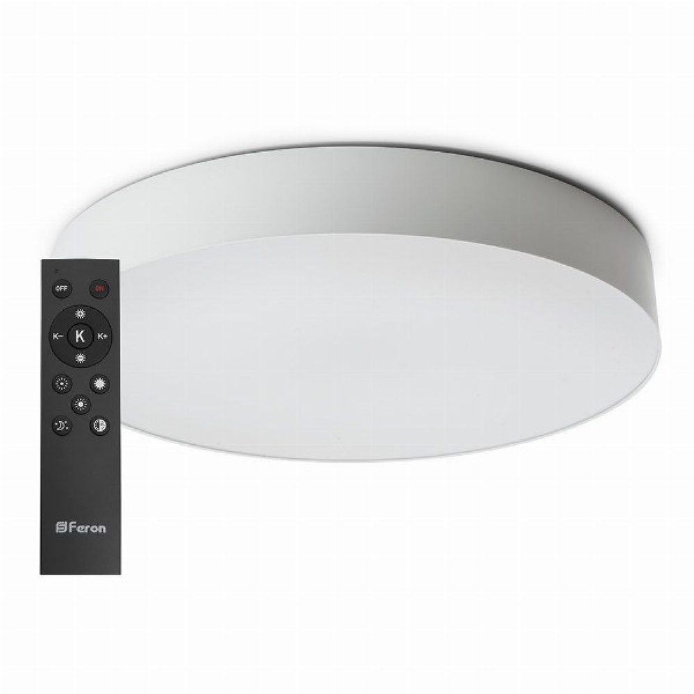 Светодиодный led управляемый светильник Feron AL6200 Simple matte тарелка 165Вт 3000К-6500K белый 650*650*85 #1