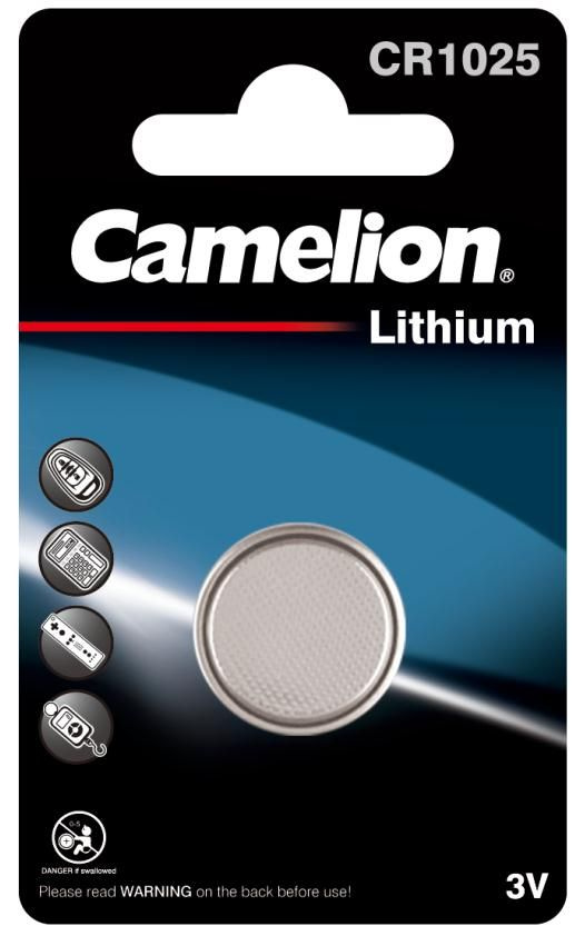 Батарейка CR1025 BL-1 /Camelion/литьевая батарейка, 3V #1