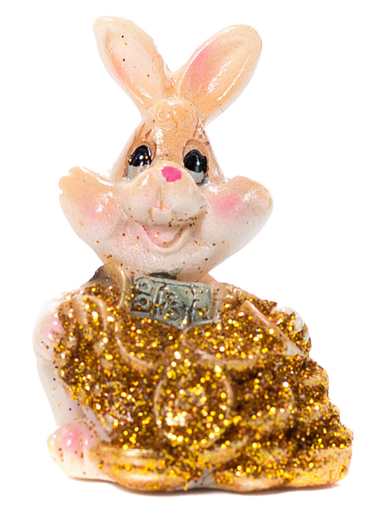 Сувенир Кролик Символ года 2023 / Подарок на Новый год 4,5*3,5 см  #1