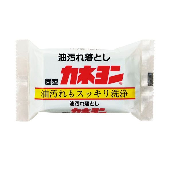 Kaneyo Хозяйственное мыло "Kaneyon Soap for oil stains" для выведения жирных пятен (кусок 110 г)  #1