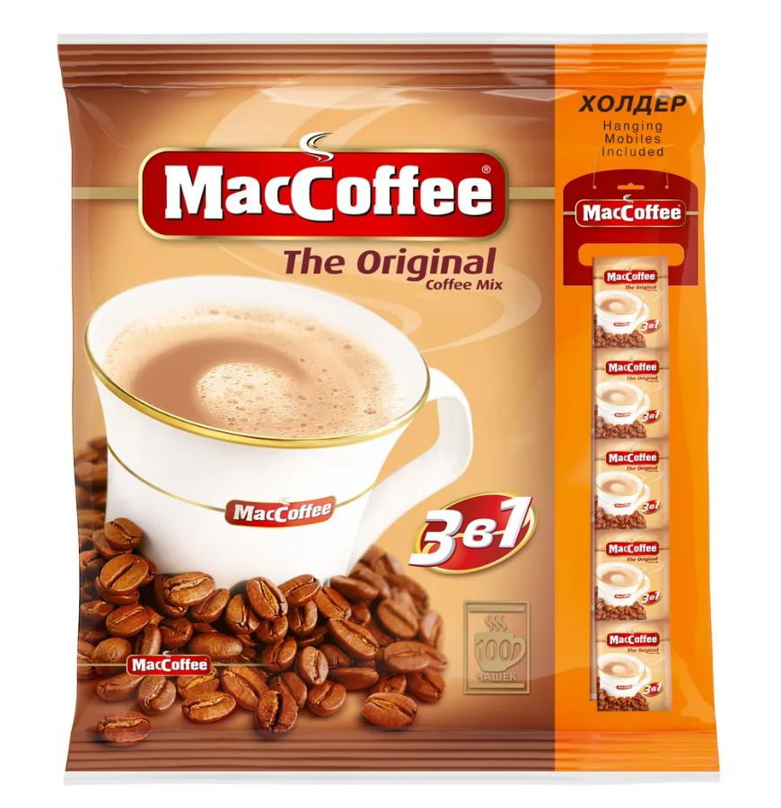 Кофейный напиток MacCoffee Мак 3в1 Оригинал, 100 шт по 20 гр #1