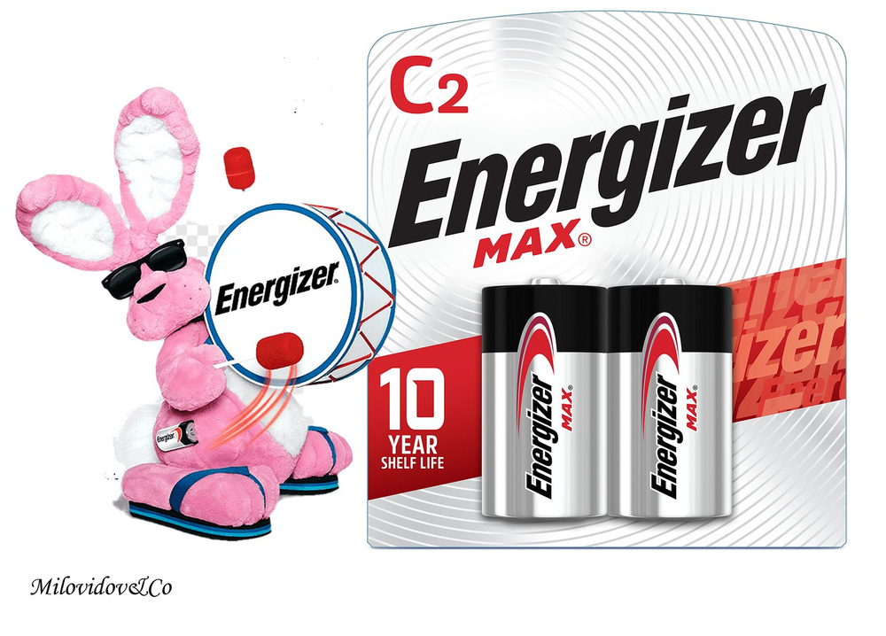 Energizer Батарейка C, Щелочной тип, 1,5 В, 2 шт #1