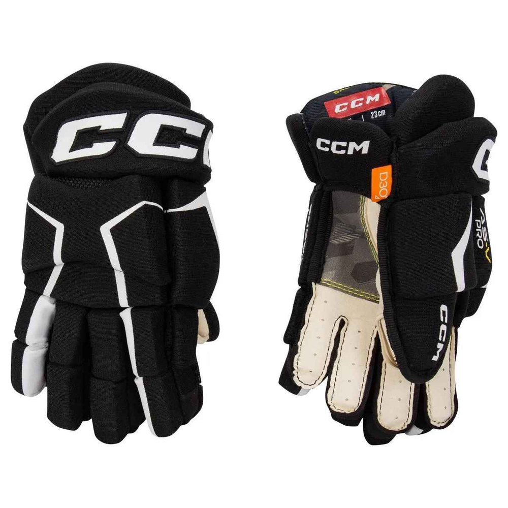 Перчатки CCM TACKS AS-V PRO YTH (BLK/WHT 8") #1