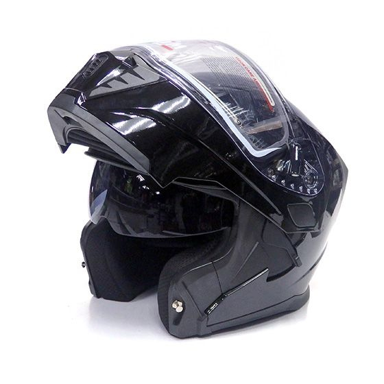 Снегоходный шлем модуляр AIM JK906 XL(61-62) двойной визор (стекло) электроподогрев  #1