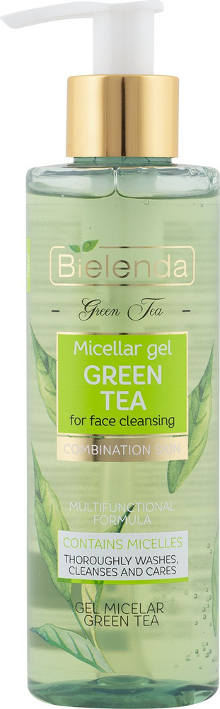 Bielenda Green Tea Micellar Gel Гель мицеллярный для лица для смешанной кожи 200мл  #1