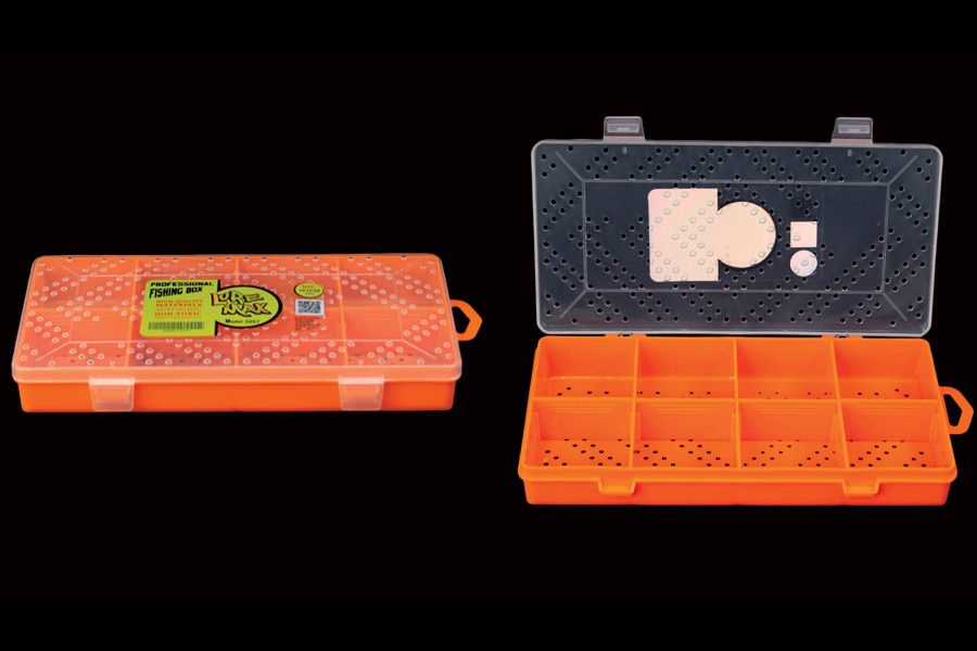 Коробка Lure Max 5057 (оранжевая) 23 х 12 х 3.5см, 8 отдел. #1