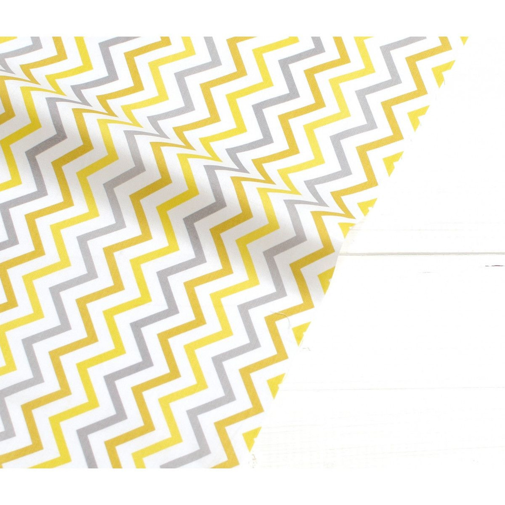 Ткань для рукоделия  Yellow Stripe 45 х 55 см #1