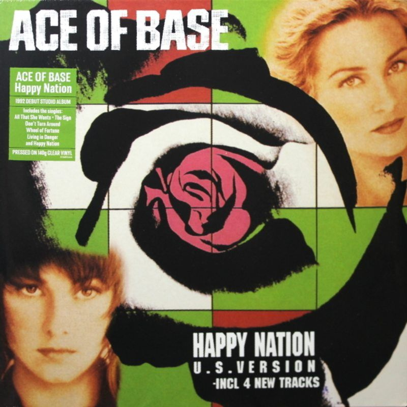 ACE OF BASE - Happy Nation (U.S. Version), LP (Clear Vinyl, прозрачный винил) Виниловая пластинка  #1
