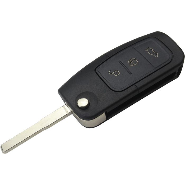 Корпус ключа зажигания для автомобилей Ford с выкидным лезвием HU101, 3 кнопки  #1