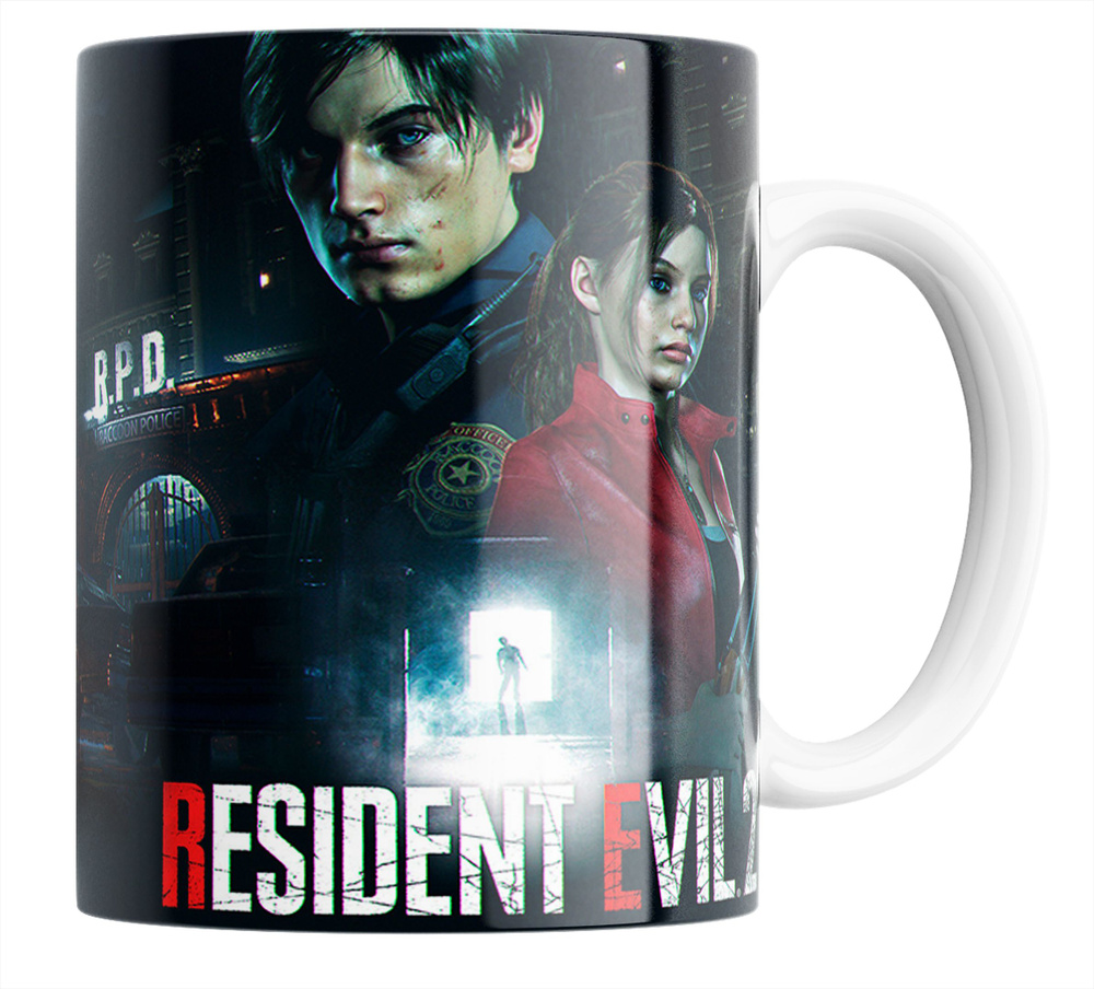 Кружка "Обитель зла/Resident Evil/компьютерная игра/принт_3", 330 мл, 1 шт  #1