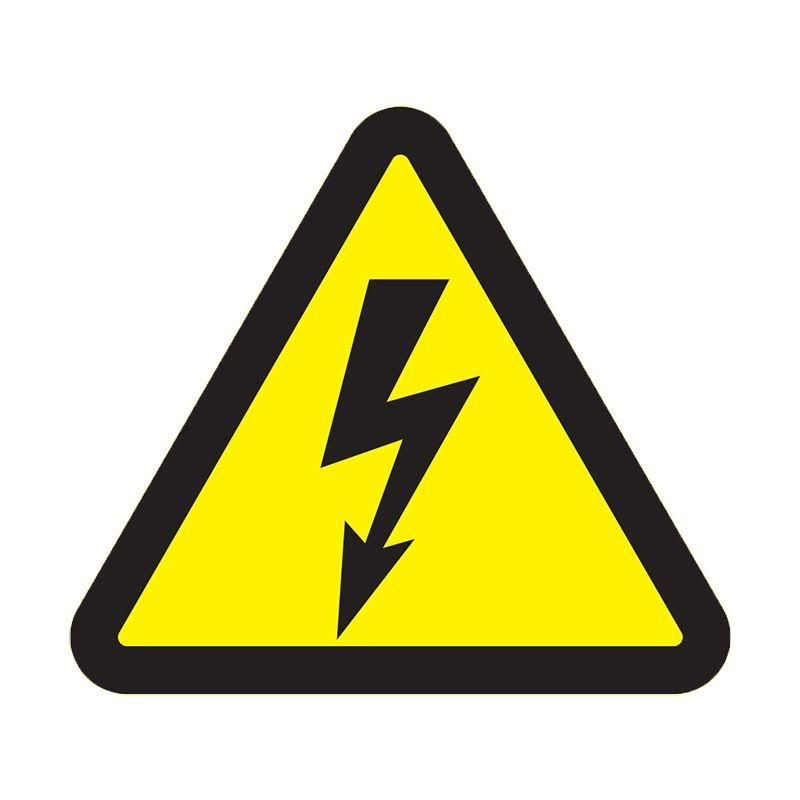 Наклейка знак электробезопасности "Опасность поражения электротоком " 100х100х100мм 56-0005 Rexant  #1